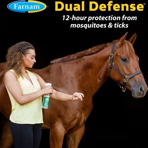 Farnam Dual Defense Insect Repellent for Horse & Rider, 10-oz bottle