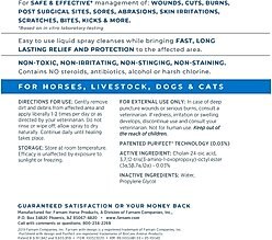 Farnam PuriShield Farm Animal & Horse Fast-Acting Wound & Skin Care Spray, 16-oz bottle slide 2 of 9