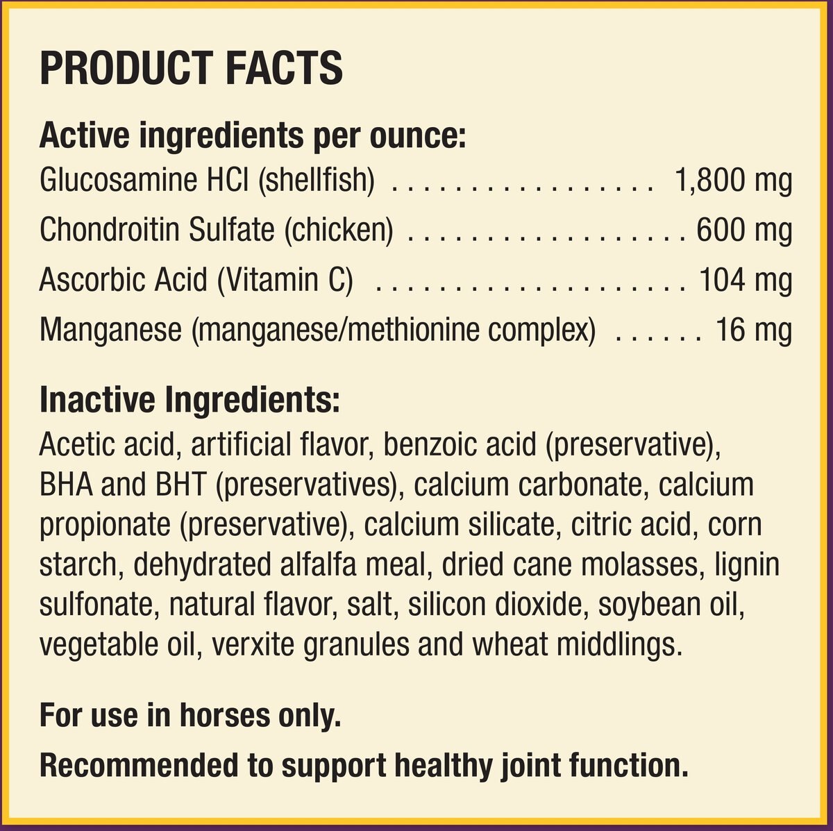 HORSE HEALTH PRODUCTS Joint Combo Classic Pellets Horse Supplement, 8