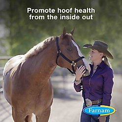 Farnam Horseshoer's Secret Hoof Health Hay Flavor Pellets Horse Supplement, 11-lb bucket slide 2 of 9