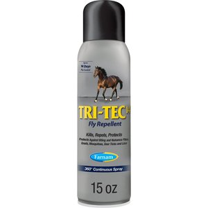 Farnam Tri-Tec 14 Fly Repellent for Horses, 15-oz spray bottle