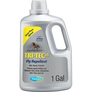 Farnam Tri Tec 14 Fly Repellent for Horses, 1-gal bottle
