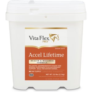 Vita Flex Pro Accel Lifetime Health & Wellness Formula Pellets Horse Supplement, 5-lb bucket