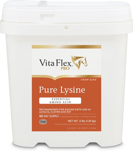 VITA FLEX PRO Pure Lysine Amino Acid Powder Horse Supplement 151 Day ...