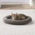 Frisco Self-Warming Bolster Kitten Bed, Gray