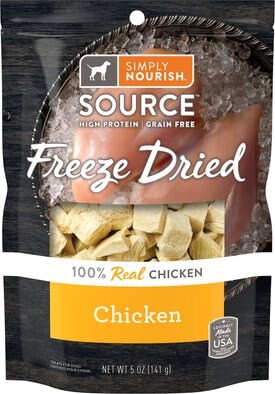 simply nourish freeze dried chicken dog treats