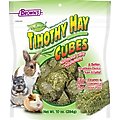 Brown's Natural Timothy Hay Cubes Chinchilla, Guinea Pig & Rabbit Food, 10-oz