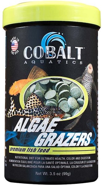 Cobalt Aquatics Algae Grazers Fish Food, 3.5-oz jar slide 1 of 6