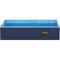 KOPEKS Outdoor Portable Rectangular Dog Swimming Pool, Blue, Large