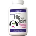 waggedy Advanced Hip & Joint Glucosamine, Chondroitin & MSM Dog Supplement, 60 Count