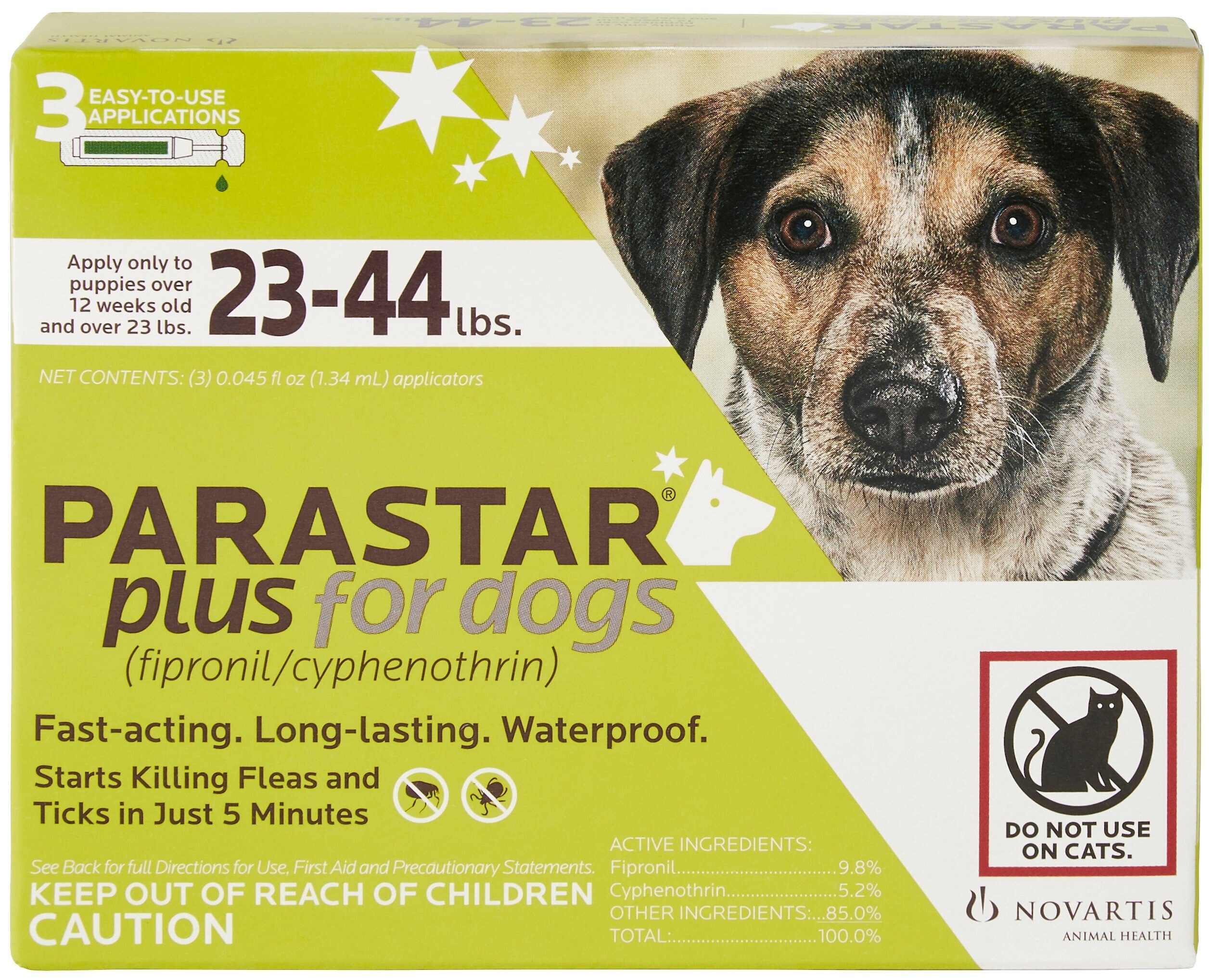 Parastar Flea & Tick Spot Treatment for Dogs, 4-22 lbs
