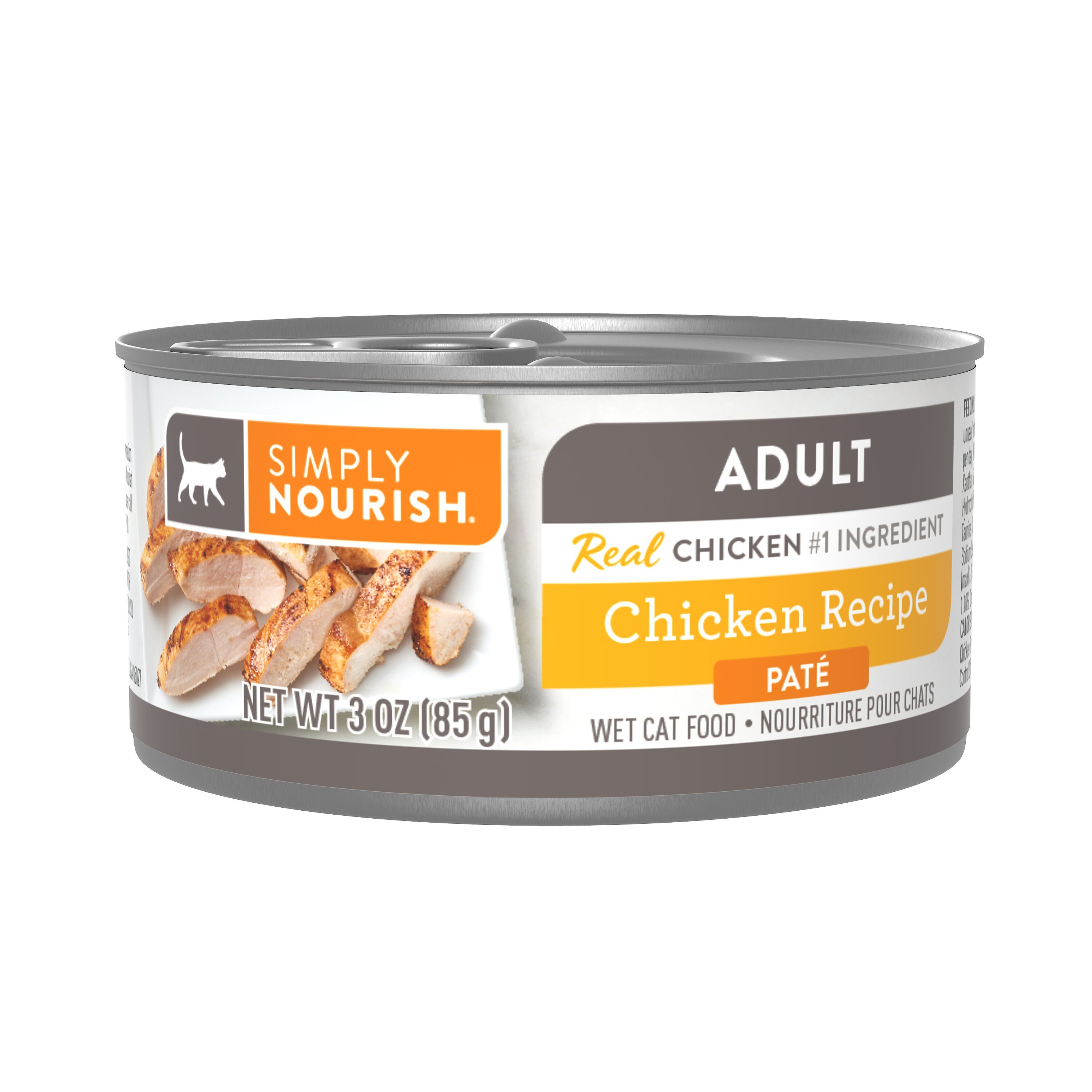 SIMPLY NOURISH Essentials Chicken Recipe Adult Pate Canned Cat