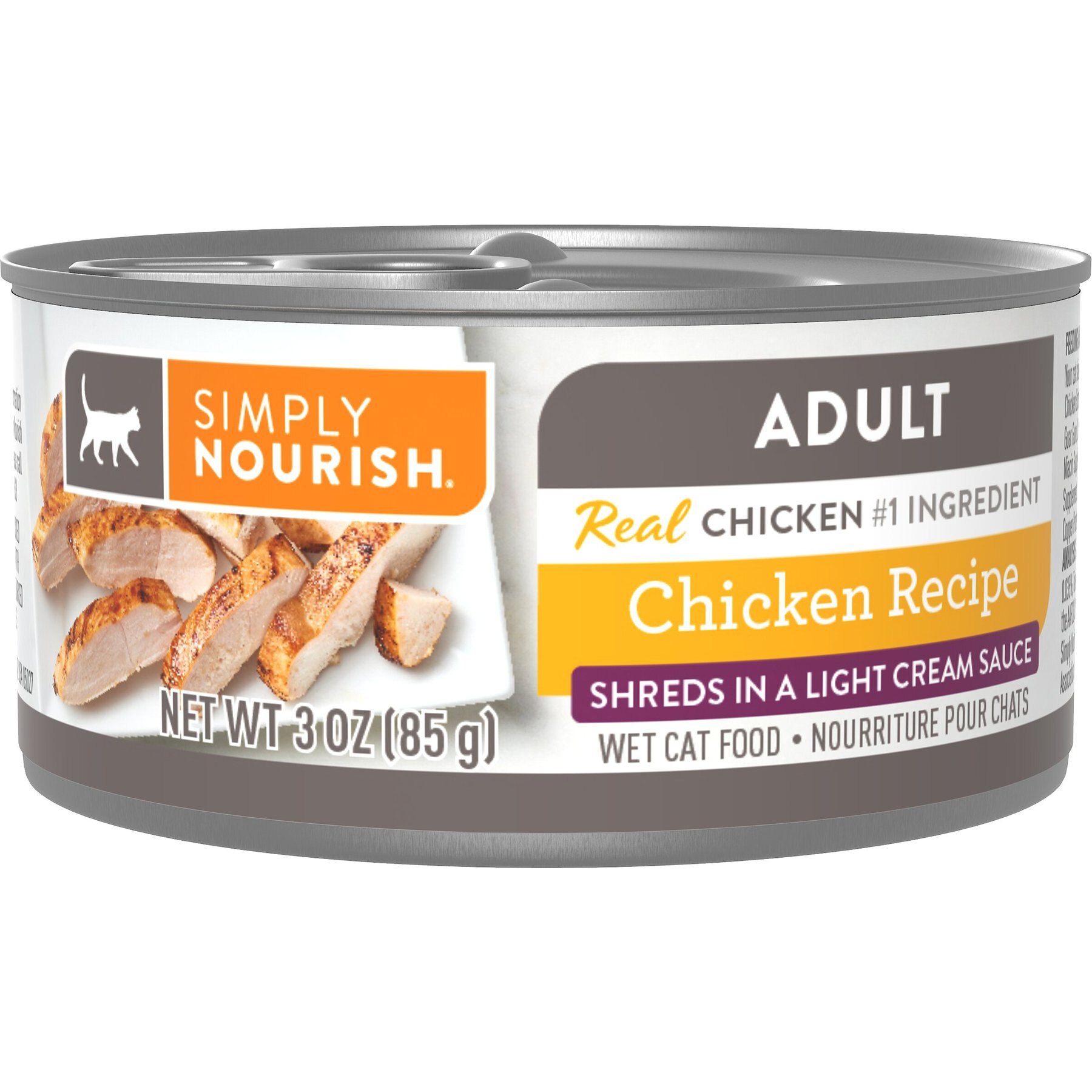 SIMPLY NOURISH Essentials Chicken Recipe Adult Shredded in Gravy