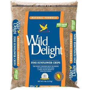 Wild Delight Fine Sunflower Chips Wild Bird Food, 5-lb