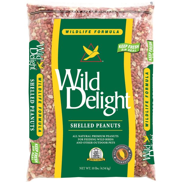 BROWN'S Song Blend UnsaltedInShell Whole Peanuts Wild Bird Food, 10lb bag