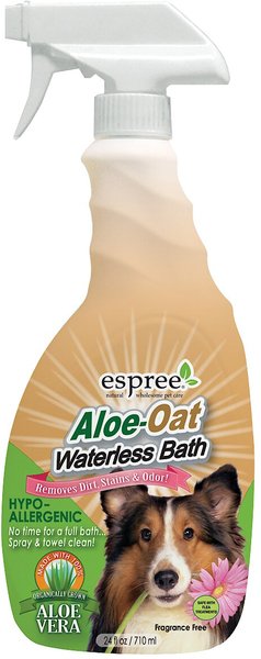 Espree clean cat top waterless bath