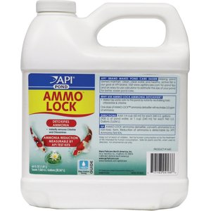 API Pond Ammo-Lock Pond Water Ammonia Detoxifier, 64-oz bottle