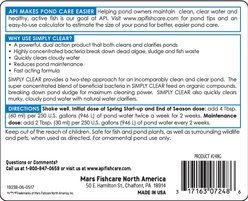 API Pond Simply Clear Pond Water Clarifier, 32-oz bottle slide 2 of 7