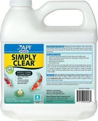 API Pond Simply Clear Pond Water Clarifier, 64-oz bottle