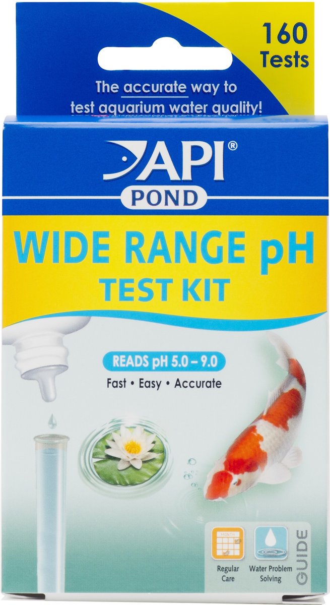 API Pond Wide Range pH Test Kit 160-Test Pond Water Test Kit, 1