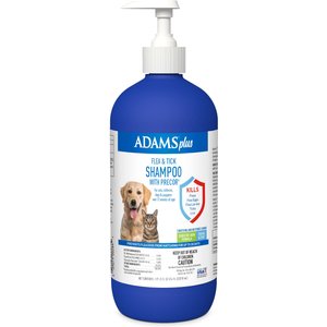 Adams Plus Flea & Tick Shampoo with Precor, 24-oz bottle