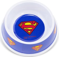 Buckle-Down Single Melamine Dog & Cat Bowl, Superman, 16-oz slide 2 of 2