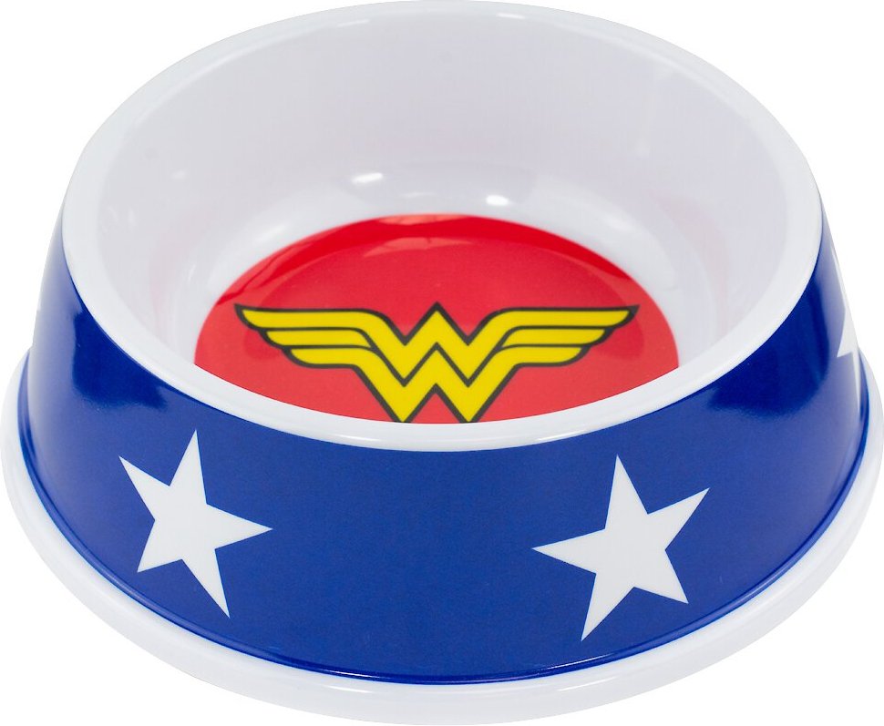 Buckle-Down Single Melamine Dog & Cat Bowl, Captain America