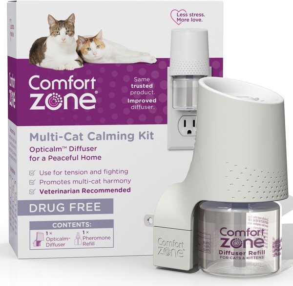 Comfort Zone Multi-Cat Calming Diffuser for Cats, 30 day slide 1 of 12