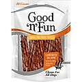 Good 'n' Fun Smoky BBQ Flavor Twists Dog Chews, 20 count