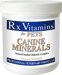 Rx Vitamins Canine Minerals Powder Supplement for Dogs, 454-g jar