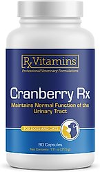 Rx Vitamins Cranberry Rx Capsules Urinary Supplement for Cats & Dogs, 90 count