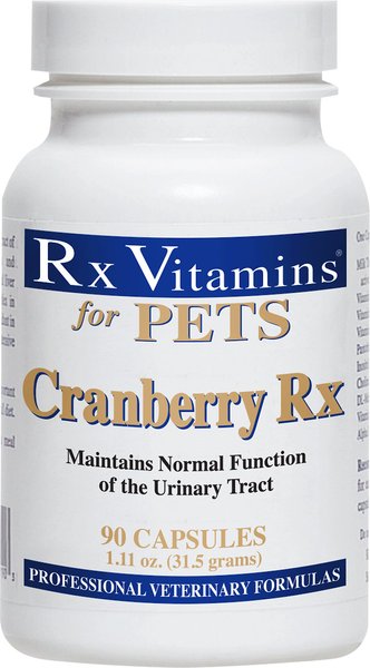 Rx Vitamins Cranberry Rx Capsules Urinary Supplement for Cats & Dogs, 90 count slide 1 of 6