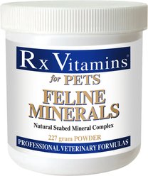 Rx Vitamins Feline Minerals Powder Supplement for Cats, 227-g jar