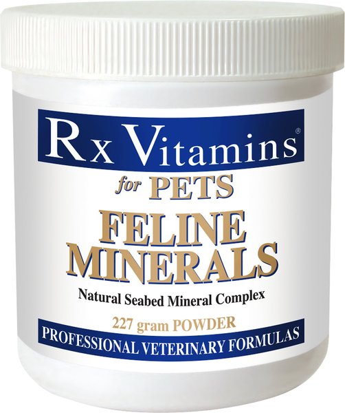 Rx Vitamins Feline Minerals Powder Supplement for Cats, 227-g jar slide 1 of 6