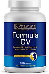 Rx Vitamins Formula CV Capsules Heart Supplement for Cats & Dogs, 90 count