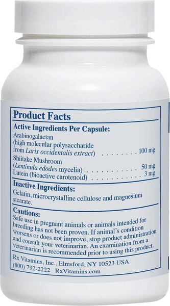 Rx Vitamins Immuno Capsules Immune Supplement for Cats & Dogs