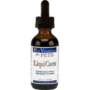 Rx Vitamins LiquiCarn Liquid Heart Supplement for Cats & Dogs, 4-oz bottle