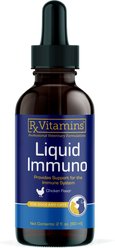 Rx Vitamins Immuno Chicken Flavored Liquid Immune Supplement for Cats & Dogs, 4-oz bottle