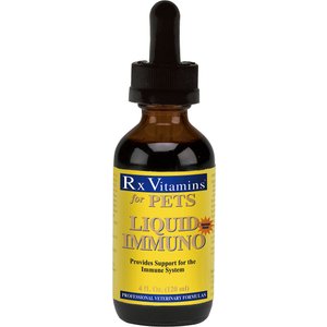 Rx Vitamins Immuno Chicken Flavored Liquid Immune Supplement for Cats & Dogs, 4-oz bottle