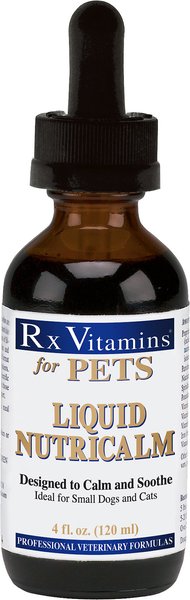 Rx Vitamins NutriCalm Liquid Calming Supplement for Cats & Dogs, 4-oz bottle slide 1 of 6
