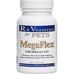 Rx Vitamins MegaFlex Capsules Joint Supplement for Cats & Dogs, 600 count