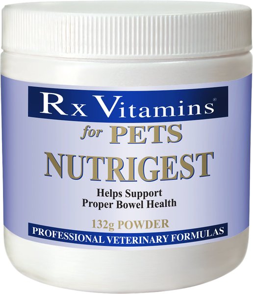 Rx Vitamins Nutrigest Powder Digestive Supplement for Cats & Dogs, 132-g jar slide 1 of 6