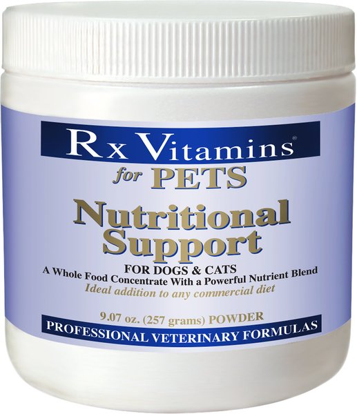Rx Vitamins Nutritional Support Powder Nutritional Supplement for Cats & Dogs, 9.07-oz jar slide 1 of 6