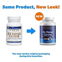 Rx Vitamins Rx Renal Capsules Kidney Supplement for Dogs, 120 count slide 2 of 2
