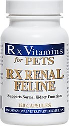 Rx Vitamins Rx Renal Capsules Kidney Supplement for Cats, 120 count