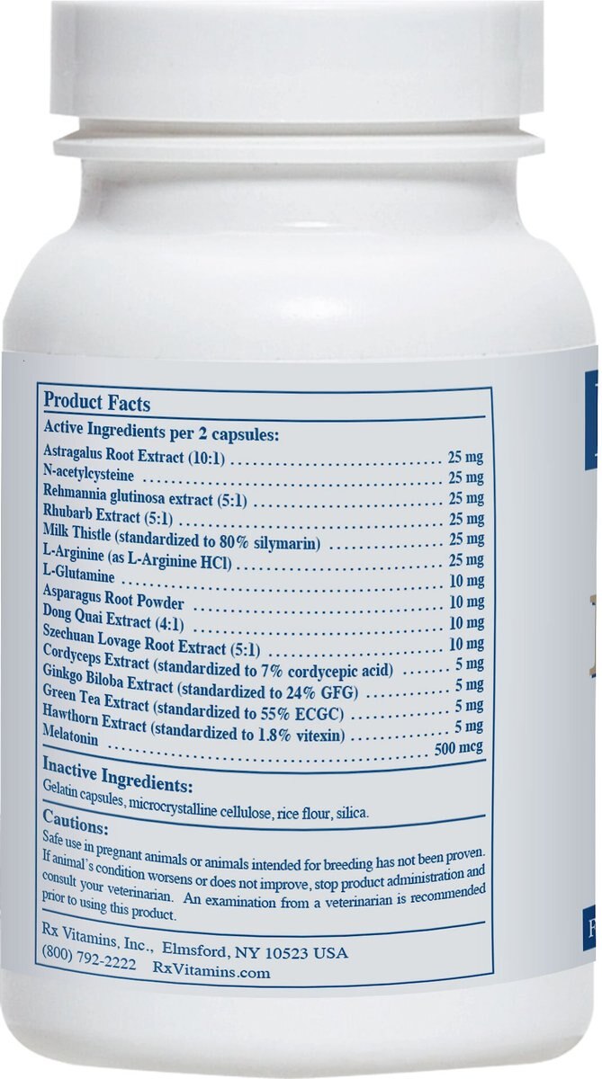 RX VITAMINS Rx Renal Capsules Kidney Supplement for Cats, 120 count