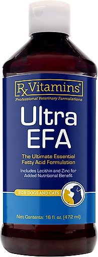 Rx Vitamins Ultra EFA Liquid Skin & Coat Supplement for Cats & Dogs, 16-oz bottle