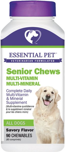 21st Century Essential Pet Daily Multi-Vitamin & Mineral Chewable Tablets Senior Dog Supplement, 90 count slide 1 of 4