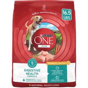 Purina ONE +Plus Digestive Health Formula Dry Dog Food, 16.5-lb bag