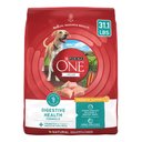 Purina ONE +Plus Adult Digestive Health Formula Dry Dog Food, 31.1-lb bag